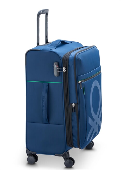 COLOR BLOCK Mittlerer Trolley, ausziehbar Blau - Halbharte Trolleys