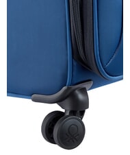 BENETTON By DELSEY COLOR BLOCK Mittlerer Trolley, ausziehbar Blau - Halbharte Trolleys - 6