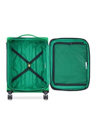 BENETTON By DELSEY COLOR BLOCK Erweiterbare Kabine + Mittlerer + Gro&szlig;er Trolley-Satz Leguan - Trolleyset - 3