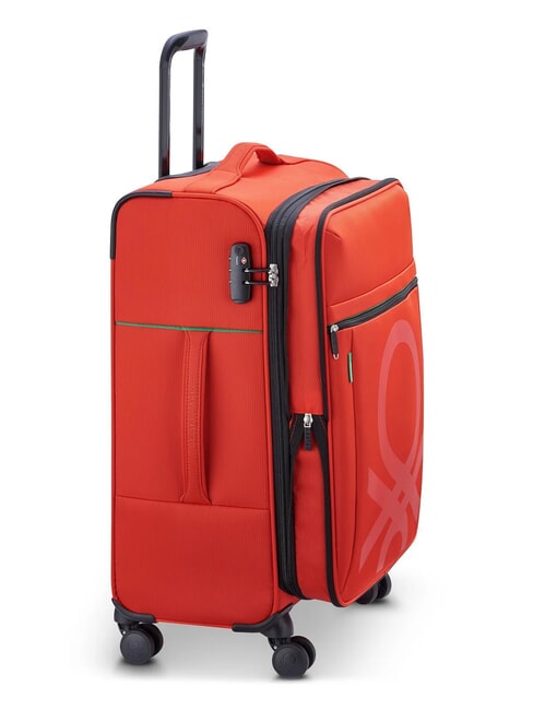 COLOR BLOCK Erweiterbare Kabine + Mittlerer + Gro&szlig;er Trolley-Satz ROT - Trolleyset
