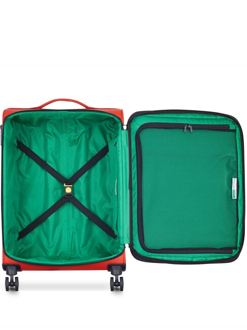 COLOR BLOCK Erweiterbare Kabine + Mittlerer + Gro&szlig;er Trolley-Satz ROT - Trolleyset