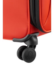 BENETTON COLOR BLOCK Mittlerer Trolley, ausziehbar ROT - Halbharte Trolleys - 7