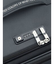 BENETTON UCB SOFT Gro&szlig;er, erweiterbarer Trolley Anthrazit - Halbharte Trolleys - 5