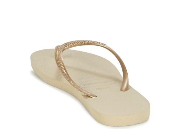 Infradito SCHLANK SANDGRAU / HELLGOLD - Damenschuhe