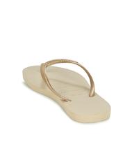 HAVAIANAS Infradito SCHLANK SANDGRAU / HELLGOLD - Damenschuhe - 6