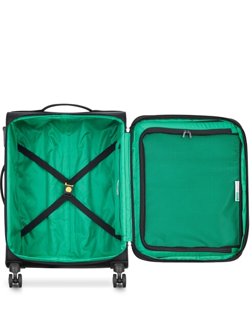 COLOR BLOCK Mittlerer Trolley, ausziehbar Schwarz - Halbharte Trolleys