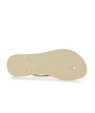 HAVAIANAS Infradito SCHLANK SANDGRAU / HELLGOLD - Damenschuhe - 7