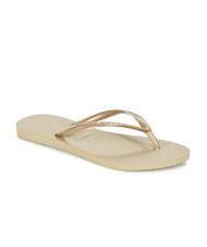 HAVAIANAS Infradito SCHLANK SANDGRAU / HELLGOLD - Damenschuhe - 2