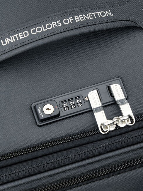 UCB SOFT Mittlerer Trolley, ausziehbar Schwarz - Halbharte Trolleys