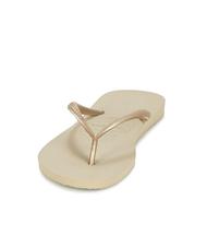 HAVAIANAS Infradito SCHLANK SANDGRAU / HELLGOLD - Damenschuhe - 5