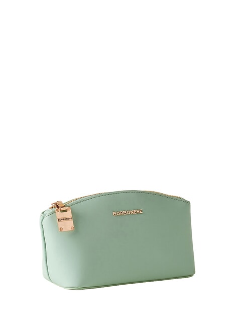 LETTERING Mini-Kulturbeutel aus Leder Flechte - Etuitaschen &amp; Necessaire