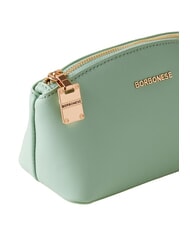 BORBONESE LETTERING Mini-Kulturbeutel aus Leder Flechte - Etuitaschen &amp; Necessaire - 4