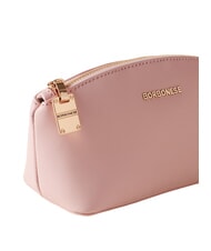 BORBONESE LETTERING Mini-Kulturbeutel aus Leder rosa Lotus - Etuitaschen &amp; Necessaire - 4