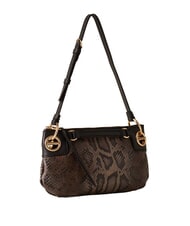 BORBONESE LONDON Schultertasche, Leder braun/ebony - Damentaschen - 2