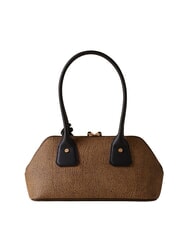 BORBONESE GEMINI Umh&auml;ngetasche natur op / schwarz - Damentaschen - 3