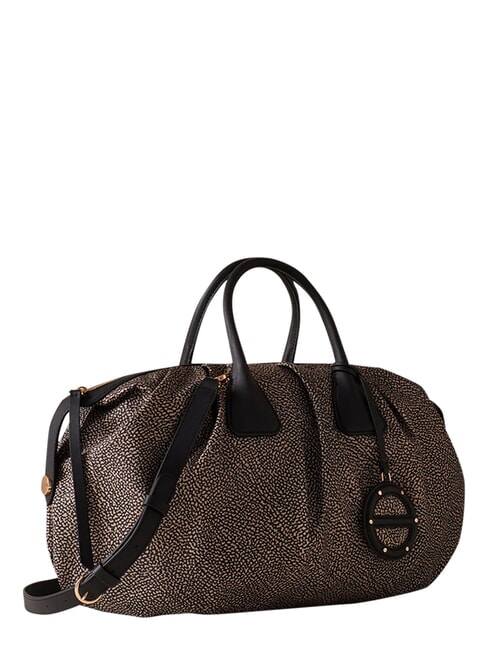 VIS-A-VIS Maxi-Handtasche mit Schulterriemen OP / NATUR / SCHWARZ - Damentaschen