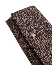 BORBONESE CLASSICA Gro&szlig;e Geldb&ouml;rse mit &Uuml;berschlag OP / NATUR / SCHWARZ - Brieftaschen Damen - 4