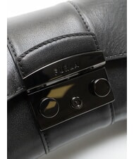 FURLA CAMPIONARIO - METROPOLIS Mini-Schultertasche Schwarz - Damentaschen - 3