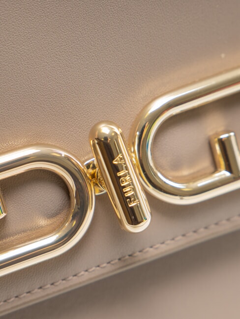 CAMPIONARIO - METI Umh&auml;ngetasche grauer Stuck - Damentaschen