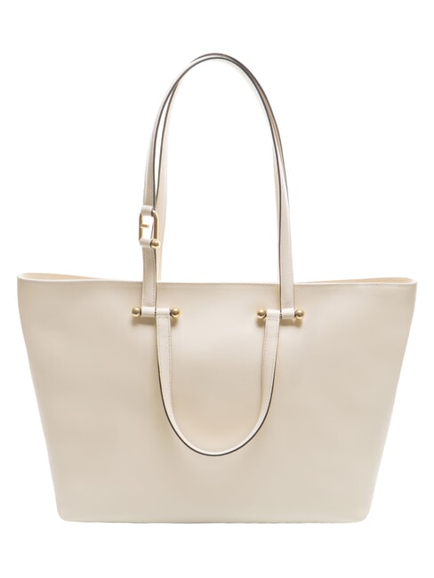 CAMPIONARIO - DUETTO Handtasche / Schultertasche Sahne+Haferflocken int. - Damentaschen