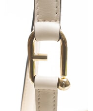 FURLA CAMPIONARIO - DUETTO Handtasche / Schultertasche Sahne+Haferflocken int. - Damentaschen - 4