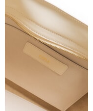 FURLA CAMPIONARIO - DUETTO Handtasche / Schultertasche Sahne+Haferflocken int. - Damentaschen - 5