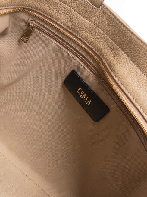 CAMPIONARIO - SFERA  Leder-Einkaufstasche grau - Damentaschen