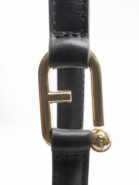 CAMPIONARIO - DUETTO Handtasche / Schultertasche schwarz+schwarz int - Damentaschen