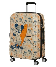 AMERICAN TOURISTER WAVEBREAKER DISNEY  Mittlerer Trolley  Mickey Super Surfer - Harte Trolleys - 3