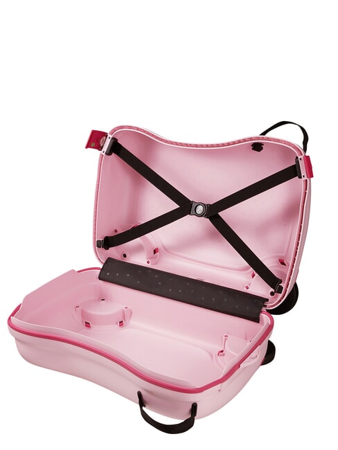 DREAM2GO DISNEY Aufsitzbarer Kindertrolley Minnie Flower Power - Handgep&auml;ck