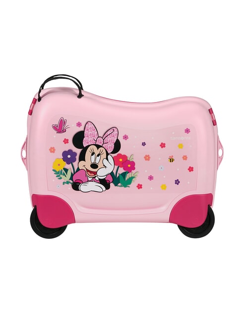 DREAM2GO DISNEY Aufsitzbarer Kindertrolley Minnie Flower Power - Handgep&auml;ck