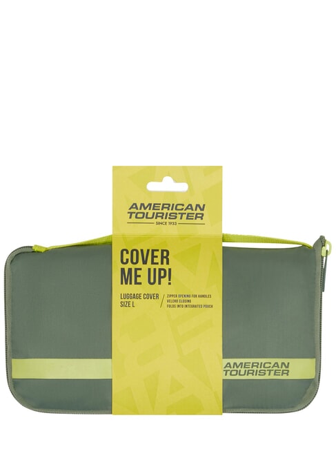 AMERICAN TOURIST. TA Kofferh&uuml;lle, Gr&ouml;&szlig;e L Oliven/Limetten - Reisezubeh&ouml;r