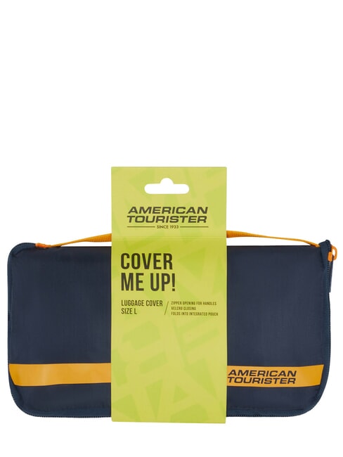 AMERICAN TOURIST. TA Kofferh&uuml;lle, Gr&ouml;&szlig;e L marineblau/orange - Reisezubeh&ouml;r