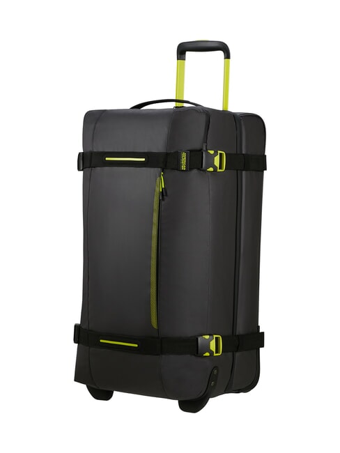 URBAN TRACK Reisetasche, mittelgro&szlig;, mit Rollen Schwarz/Limette - Reisetaschen