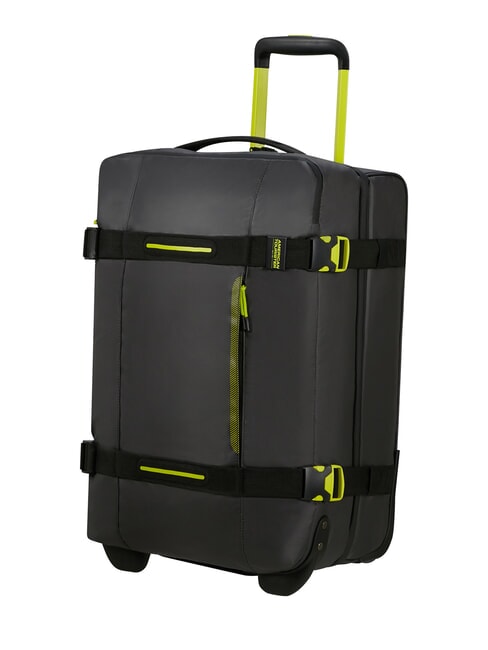 URBAN TRACK Reisetasche, Handgep&auml;ck, mit Rollen Schwarz/Limette - Reisetaschen