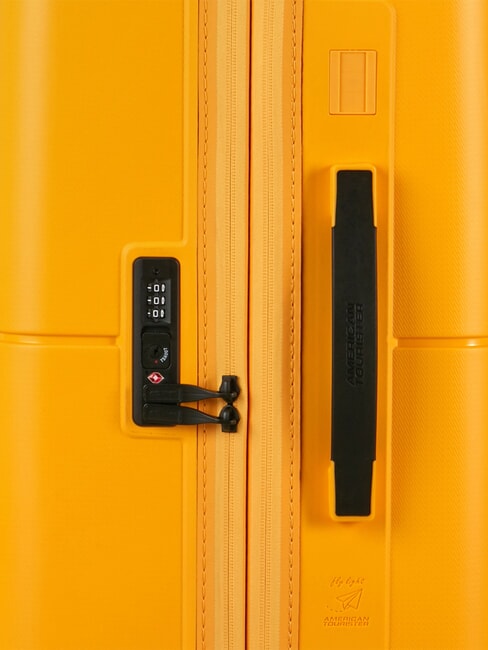 DASHPOP Gro&szlig;er, erweiterbarer Trolley Gold-gelb - Harte Trolleys