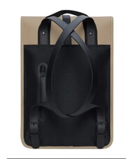 RAINS BACKPACK MINI Wasserdichter Rucksack Beige - Rucks&auml;cke f&uuml;r Schule &amp; Freizeit - 3