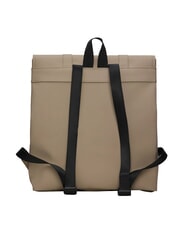RAINS MSN BAG MINI Wasserdichter City-Rucksack Beige - Rucks&auml;cke f&uuml;r Schule &amp; Freizeit - 3