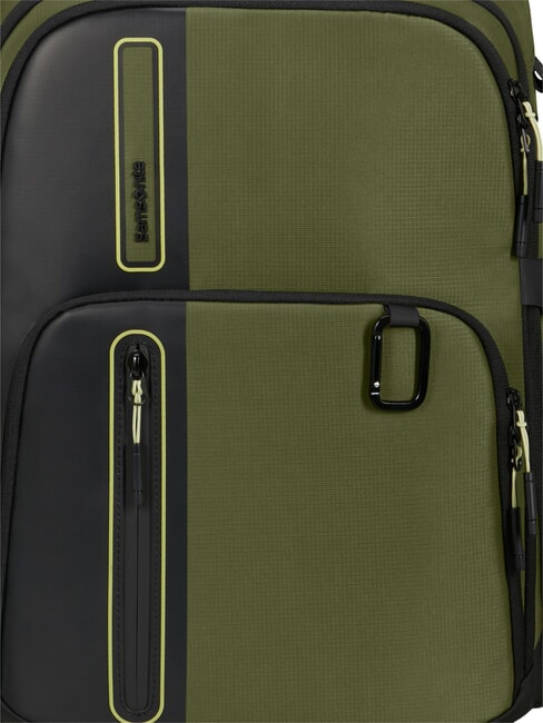 BIZ2GO Tagesausflugsrucksack, 15,6 "PC-Halterung Wasabi/schwarz - PC-Rucks&auml;cke