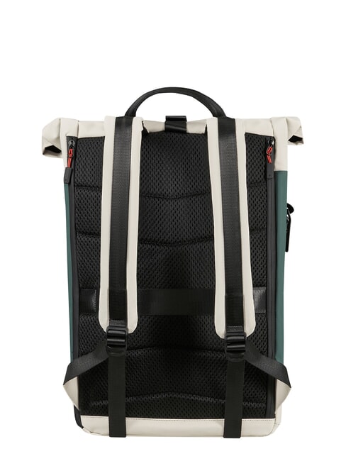 COATIFY BIZ Rolltop-Rucksack f&uuml;r 15,6-Zoll-Laptop mattes Quarz/Efeu - PC-Rucks&auml;cke