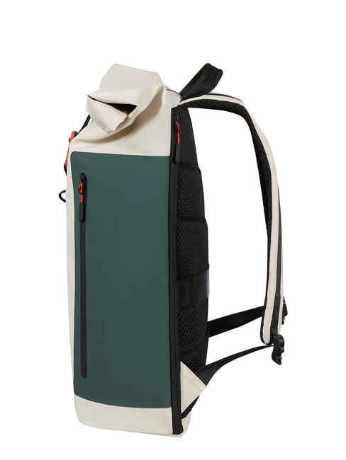 COATIFY BIZ Rolltop-Rucksack f&uuml;r 15,6-Zoll-Laptop mattes Quarz/Efeu - PC-Rucks&auml;cke