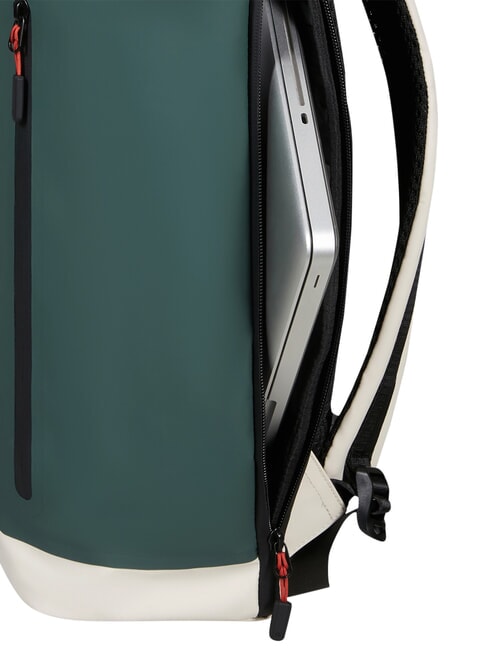 COATIFY BIZ Rolltop-Rucksack f&uuml;r 15,6-Zoll-Laptop mattes Quarz/Efeu - PC-Rucks&auml;cke