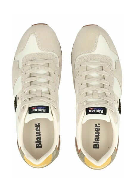 QUEENS Turnschuhe marineblau/braun - Herrenschuhe