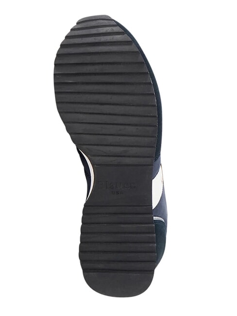 QUEENS Turnschuhe Marineblau/Wei&szlig; - Herrenschuhe