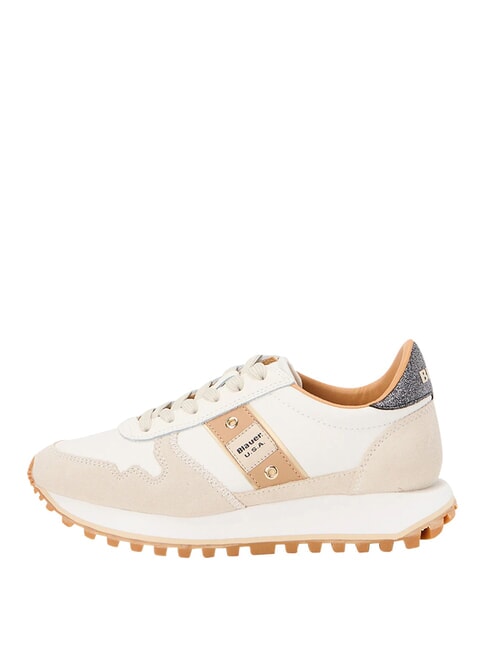 MILLEN Turnschuhe cremefarben/schwarz - Damenschuhe