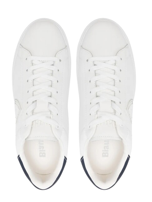 BUCK Turnschuhe wei&szlig;/marineblau - Herrenschuhe