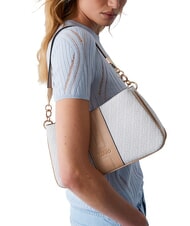 LIUJO EMATITE Schultertasche mit Schultergurt nat&uuml;rlich/dunkelpulver - Damentaschen - 5