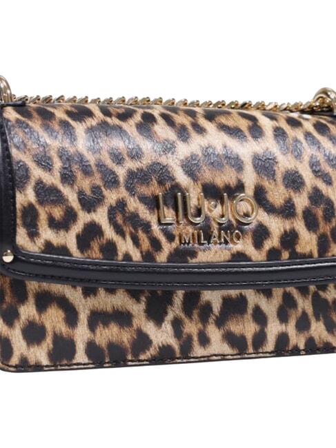 EVRIM Mini-Schultertasche / Umh&auml;ngetasche nat&uuml;rlicher Fleck. - Damentaschen