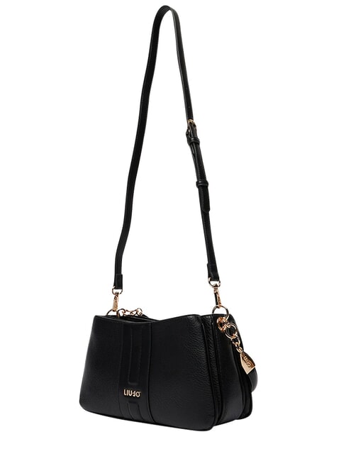 EMATITE Schultertasche mit Schultergurt SCHWARZ - Damentaschen