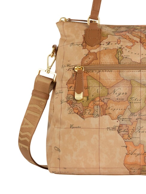 GEO CLASSIC Einkaufstasche mit doppelter Tragem&ouml;glichkeit NAT&Uuml;RLICH - Damentaschen